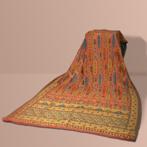 Luxurious 100% Pure Silk Chiffon Duppata/Shawl DUP-03O