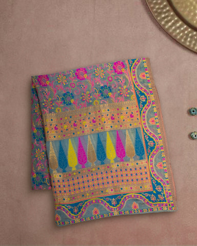 Luxurious 100% Pure Silk Chiffon Duppata/Shawl DUP-02S