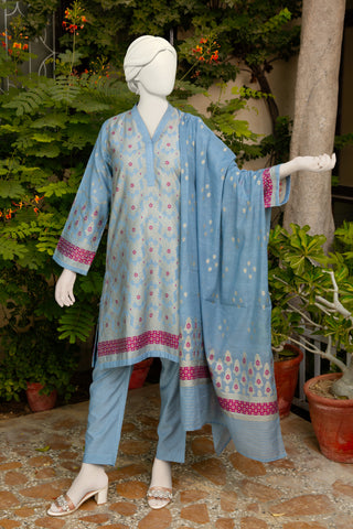 3 PC COTTON JACQUARD SCJ003G