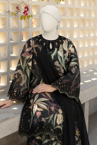 Unstitched 3 PCs Suit Printed Lawn