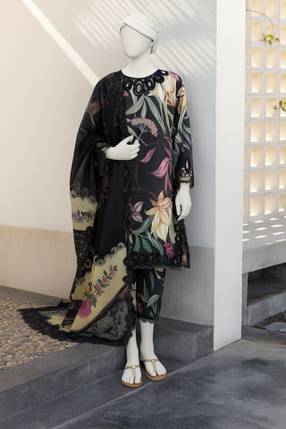 Unstitched 3 PCs Suit Printed Lawn