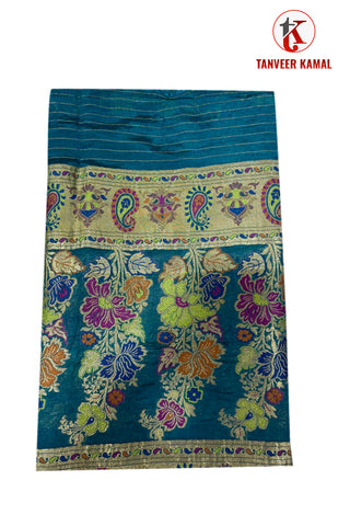 Luxurious 100% Pure Silk Chiffon Duppata/Shawl - DUP-07G