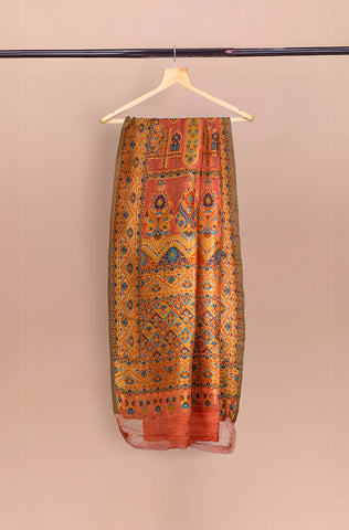 Luxurious 100% Pure Silk Chiffon Duppata/Shawl DUP-03O